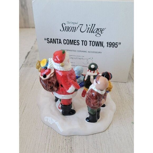 Dept 56 54771 Santa Comes To Town Snow village accessory Xmas - Picture 4 of 6